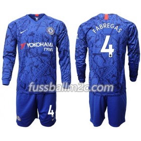 Fußballtrikots Chelsea Fabregas 4 Kinder Heim Trikotsatz 2019-2020 Langarm